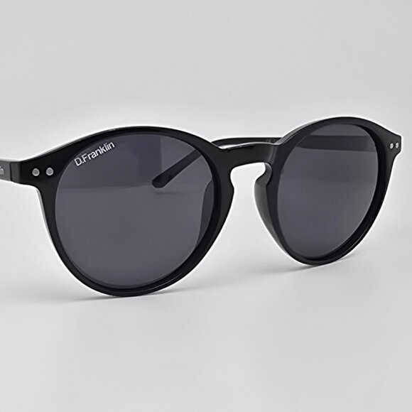 D. Franklin Ultra Light DFKSUN0143 Black Frame Polarized Grey Lens Sunglasses - Picture 7 of 15
